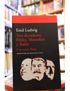 Tres dictadores: Hitler, Mussolini y Stalin (Usado)
