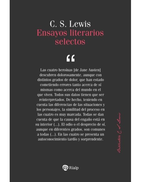 Ensayos literarios selectos (Nuevo) Ensayos literarios selectos (Nuevo)