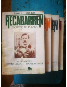 Recabarren Escritos de prensa Tomo I, II, III y IV (Usado)