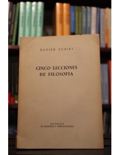 Cinco lecciones de filosofía (Usado)