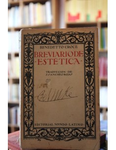 Breviario de estética (Usado)