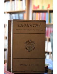 The elements of Euclid (2 Tomos) (Usado)