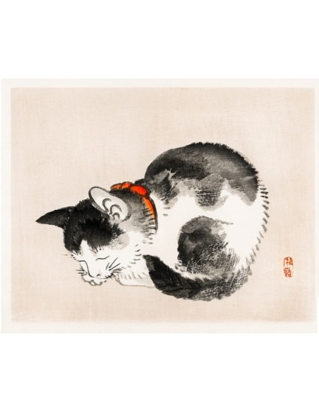 Gato Durmiendo (K. Bairei) (Nuevo) Gato Durmiendo (K. Bairei) (Nuevo)