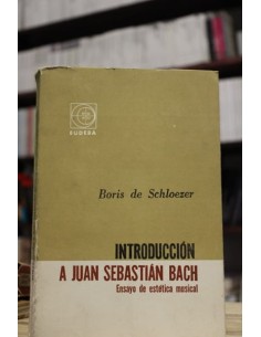 Introducción a Juan Sebastian Bach (Usado)