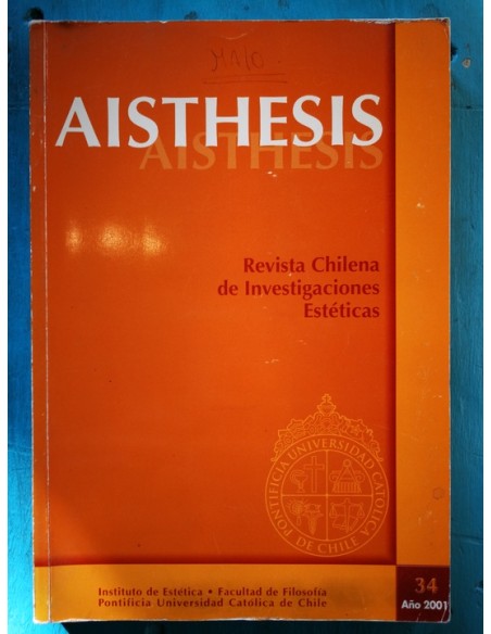 Aisthesis. Revista chilena de investigaciones estéticas n.º 34 (Usado) Aisthesis. Revista chilena de investigaciones estéticas n.º 34 (Usado)
