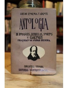 Antología. De romances, letrillas, sonetos y canciones (Usado)
