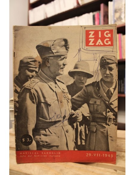 Revista Zig-Zag (29  VII  1943) (Usado) Revista Zig-Zag (29  VII  1943) (Usado)