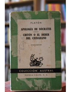 Apología de Sócrates / Critón o el deber del ciudadano (Usado)