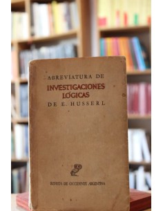 Abreviatura de Investigaciones Lógicas (Usado)