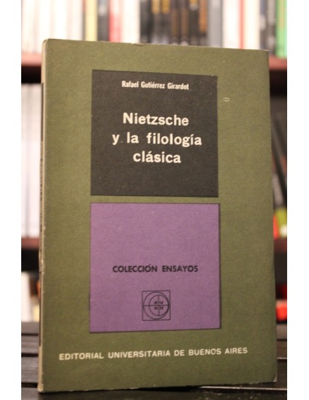 Nietzsche y la filología clásica (Usado) Nietzsche y la filología clásica (Usado)