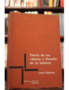 Teoría de los valores y filosofía de la historia (Usado)