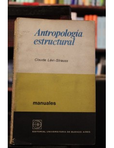 Antropología estructural (Usado)