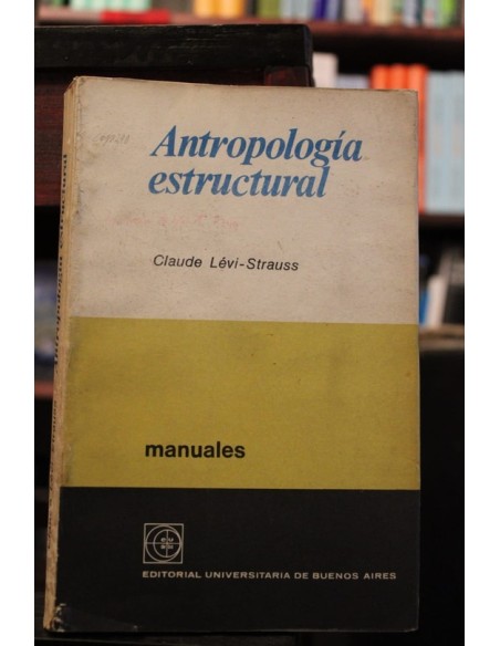 Antropología estructural (Usado) Antropología estructural (Usado)