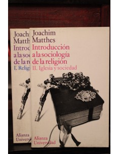Introducción a la sociología de la religión (II Tomos) (Usado)