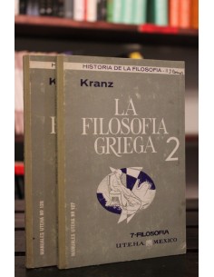La filosofía griega (2 tomos) (Usado)