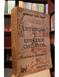 Leyendas y episodios chilenos (III tomos) (Usado)