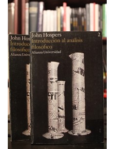 Introducción al análisis filosófico (2 Tomos) (Usado)