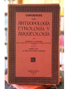 Conferencias sobre antropología, etnología y arqueología (Usado)