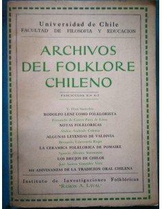 Archivos de folklore chileno. Fascículos 6-7 (Usado)