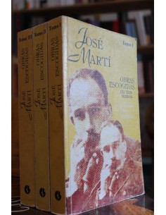 Obras Escogidas (José Martí) III Tomos (Usado)