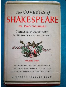 The comedies of Shakespeare Volume Two (Usado)