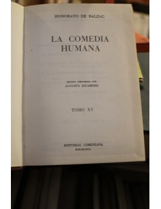 La comedia humana. Tomo XV (Usado)