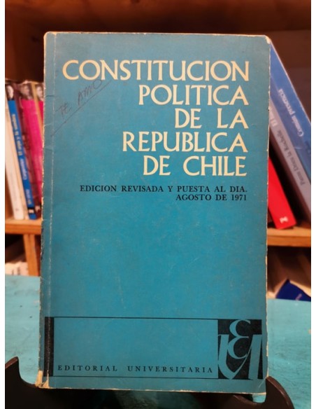 Constitución política de la República de Chile (Usado)