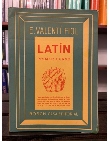 Latín. Primer Curso (Usado)