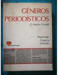 Géneros periodísticos. Reportaje, crónica, articulo (Usado)