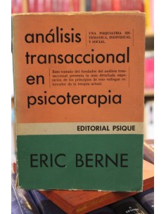 Análisis transaccional en psicoterapia (Usado)