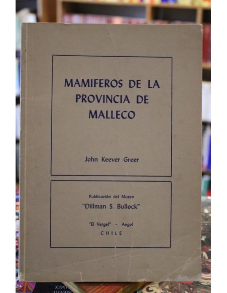 Mamíferos de la provincia de Malleco (Usado)