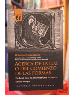 Acerca de la luz o del comienzo de las formas. Edición Bilingüe (Usado)