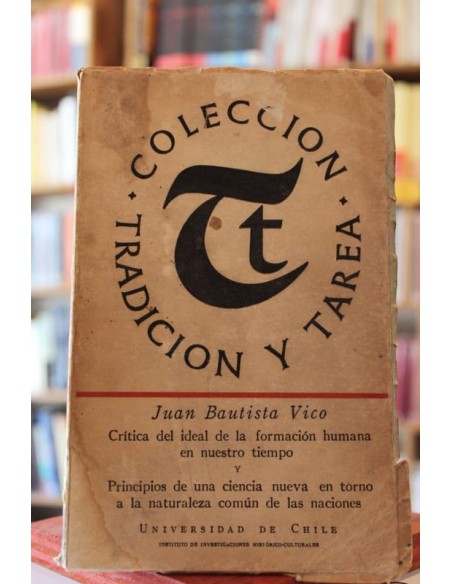 Critica del ideal de la formación humana en nuestro tiempo y Principios de una ciencia nueva en torn (Usado) Critica del ideal de la formación humana en nuestro tiempo y Principios de una ciencia nueva en torn (Usado)