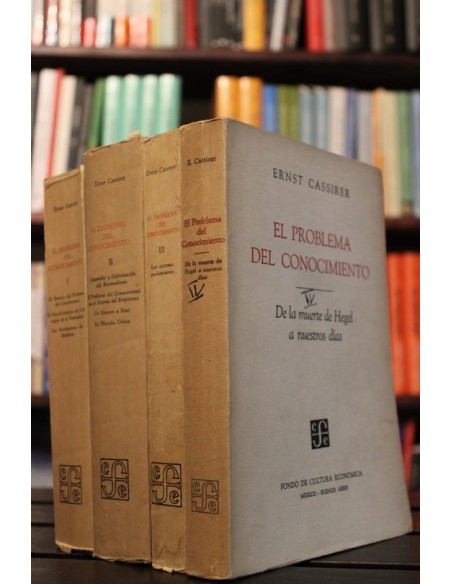 El problema del conocimiento (IV Tomos) (Usado) El problema del conocimiento (IV Tomos) (Usado)