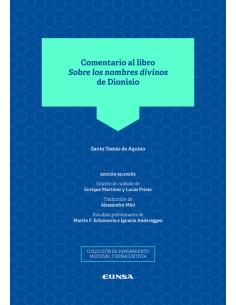 Comentario al libro Sobre los nombres divinos de Dionisio (Nuevo)