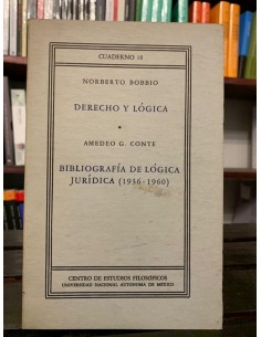 Derecho y lógica y Bibliografía de lógica jurídica (Usado)