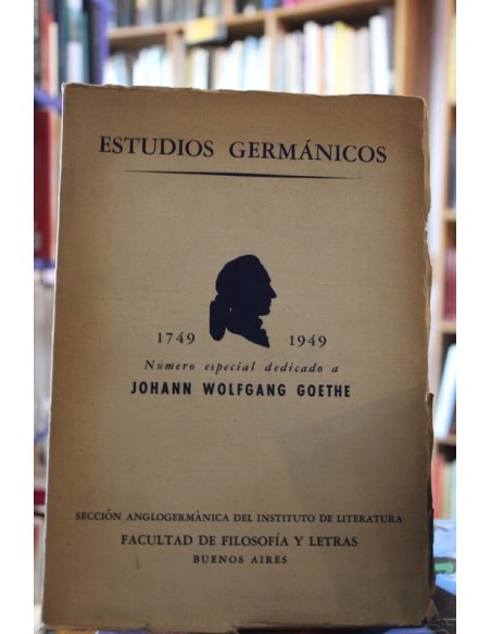 Número especial dedicado a Goethe (Usado) Número especial dedicado a Goethe (Usado)