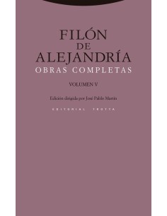 Filón de Alejandría. Obras completas. Volumen V (Nuevo)