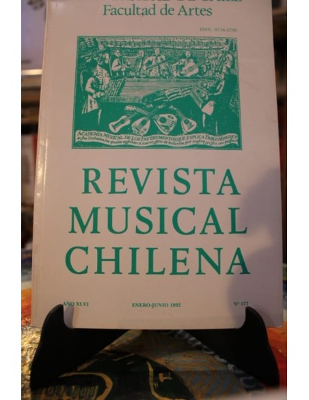 Revista musical chilena Enero-Junio 1992 (Usado) Revista musical chilena Enero-Junio 1992 (Usado)