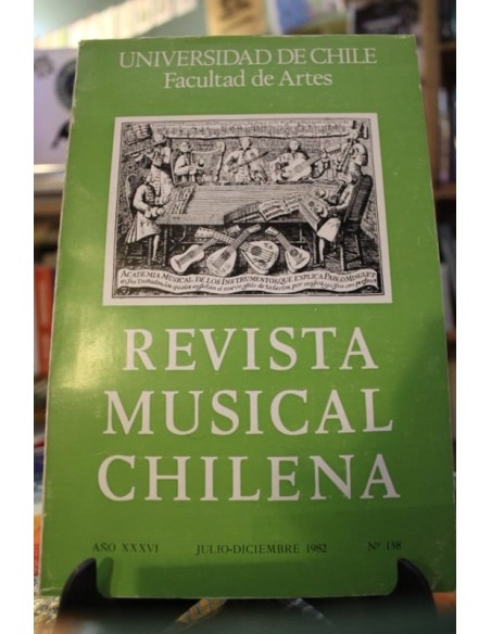 Revista musical chilena Julio-Diciembre 1982 (Usado) Revista musical chilena Julio-Diciembre 1982 (Usado)
