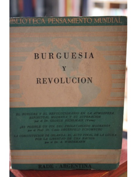 Burguesía y revolución (Usado)