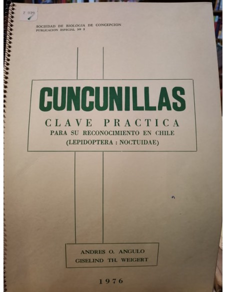Cuncunillas. Clave práctica para su reconocimiento en Chile (Usado) Cuncunillas. Clave práctica para su reconocimiento en Chile (Usado)
