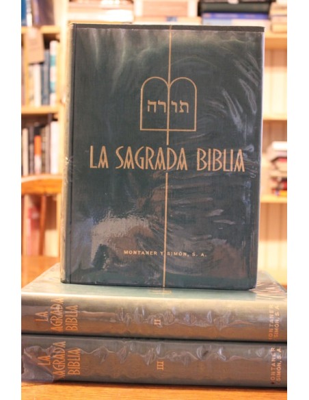 La sagrada biblia (1961) Tomos I, II y III (Usado)