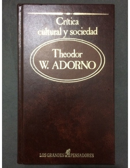 Crítica cultural y sociedad (Usado) Crítica cultural y sociedad (Usado)