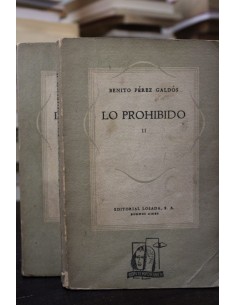 Lo prohibido (II Tomos) (Usado)