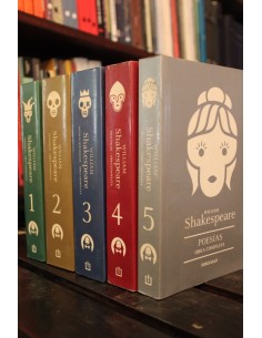 Obras Completas Shakespeare Bilingüe (5 Libros) (Usado)