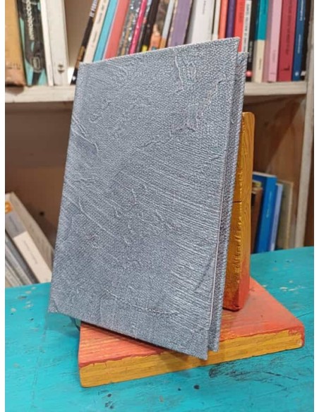 Cuaderno a telar papel mural plateado (Nuevo)