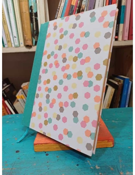 Cuaderno a telar verde agua (Nuevo)