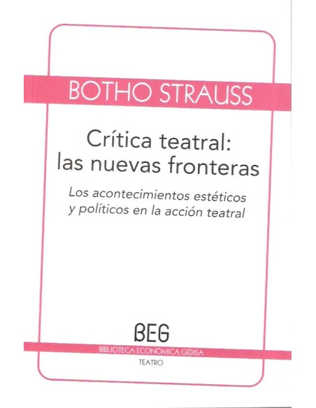 Crítica teatral. Las nuevas fronteras (Usado) Crítica teatral. Las nuevas fronteras (Usado)