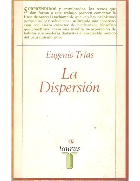 La dispersión (Usado) La dispersión (Usado)